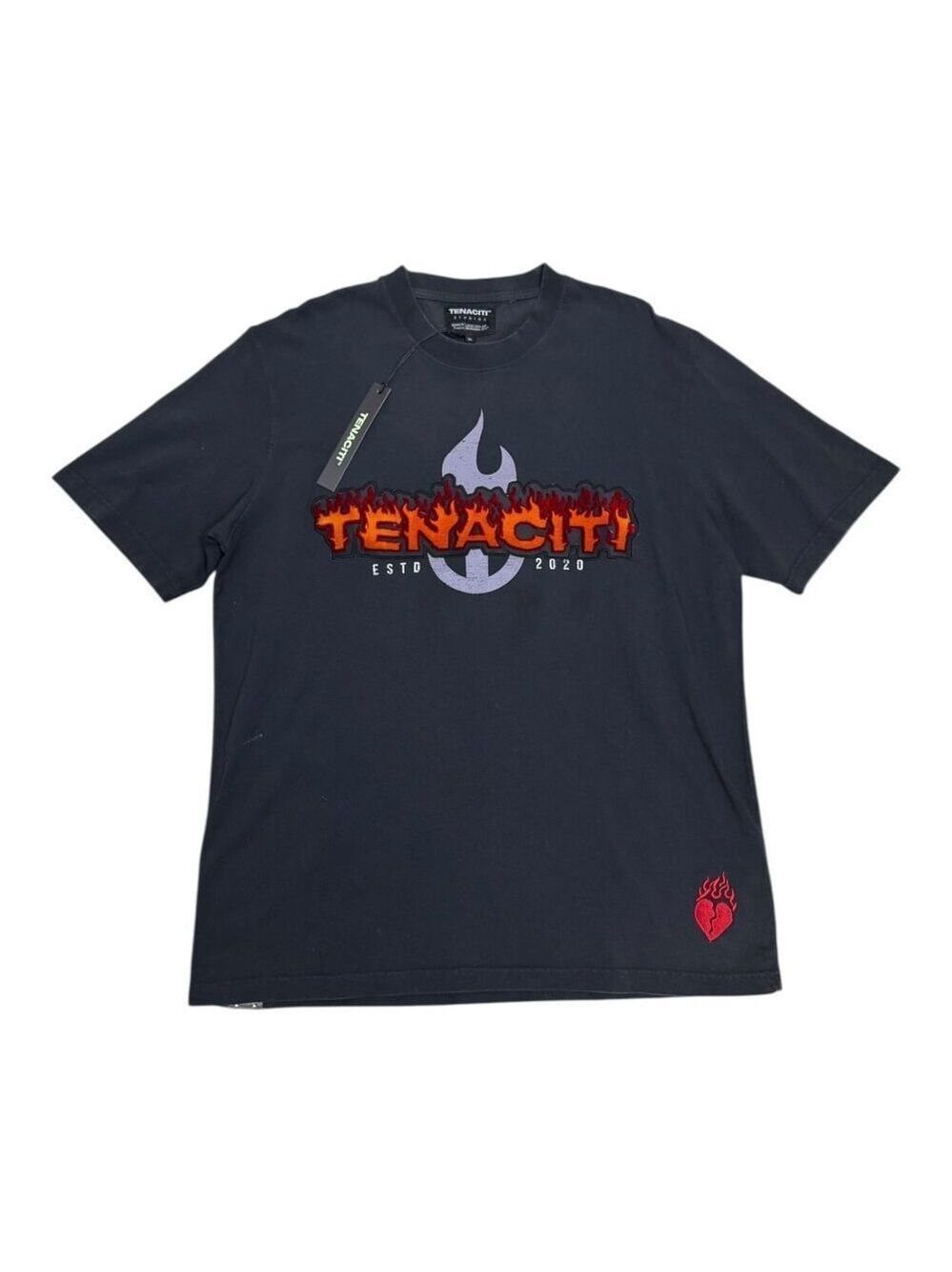 TENACTITI Wolfe Gang Luxury Streetwear Heavyweight Tee Shirt Mens XL - NWT